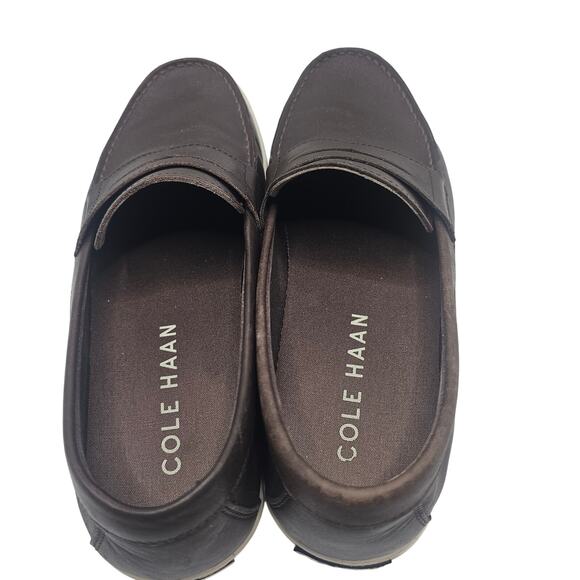 Cole Haan Hyannis Men’s Penny Loafers Slip On Brown Leather C26467 Size 10.5 - Picture 5 of 11